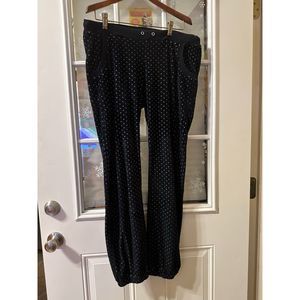 Divided Joggers with Polka Dots